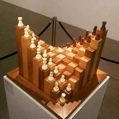 شطرنج اینطور دیده بودید؟😳