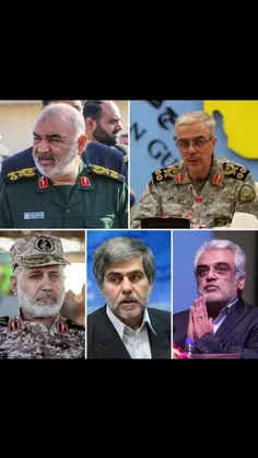 📸 تصاویری از فرماند.هان و دانشمندان به شها.دت رسیده در حم