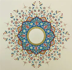 تذهیب نقاشی ایرانی 