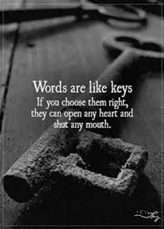 کلمات مثل کلید هستن،