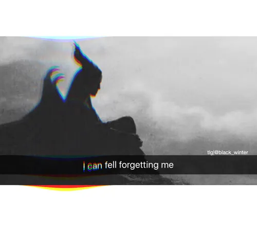 میتونم حس کنم داری فراموشم میکنی...