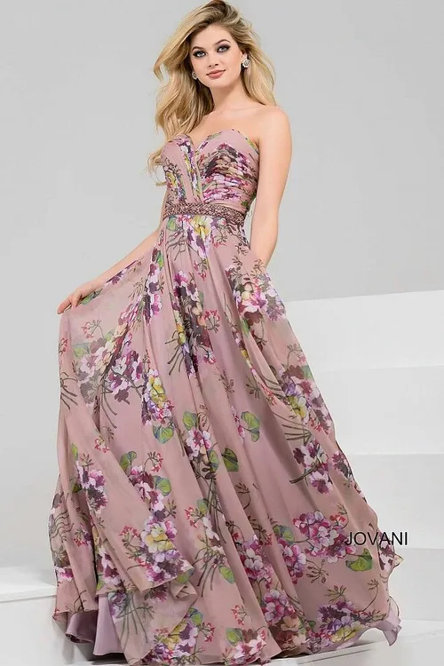 مد مدل مدلینگ فشن طراح طراحی لباس شب لباس گلدار ماکسی زنا