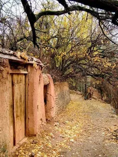 کوچه باغی زیبا و اصیل در روستای سرخ 💖💖