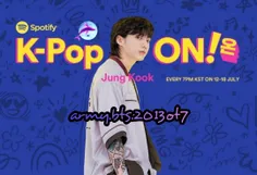 هدر چنل یوتیوب K-Pop ON! Spotify با این عکس از جونگ کوک آ