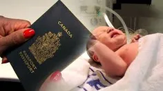یکی از راه های مهاجرت و اقامت در کانادا، تولد در این کشور