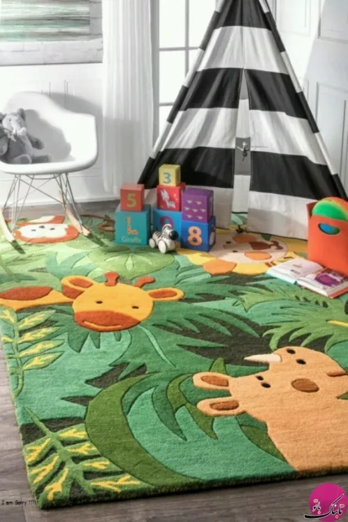 فرش های جدید و شیک اتاق کودک دکوراسیون فانتزی دکوری