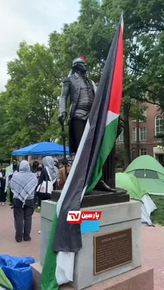 🔻 پرچم فلسطین در دستان مرحوم جرج واشنگتن