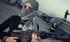 «نورا» دختر روسی که از خطرناک ترین تک تیر اندازان داعش اس