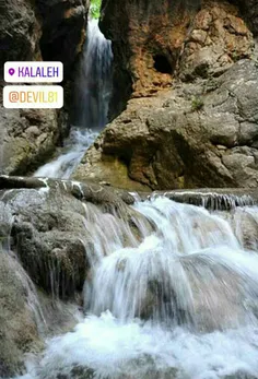 آبشار آق سو در مرز استان های گلستان و خراسان شمالی واقع ش