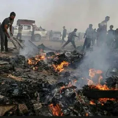 اینها بدنهای سوخته مردم مظلووم غزه است 