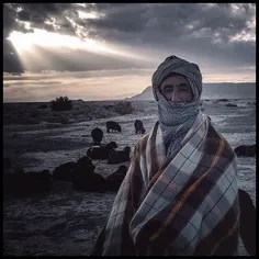 Portrait of a shepherd on a vast plain at #SistanVaBaluch