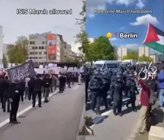 🔴 تصویر سمت چپ تظاهرات هوادران گروهک تروریستی ‎داعش در شه