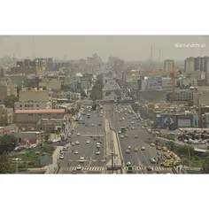 The #Azadi Rd is seen from the Azadi tower, formerly know
