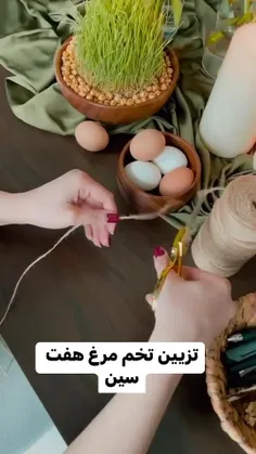 تزیین تخم مرغ هفت سین😍❤️
