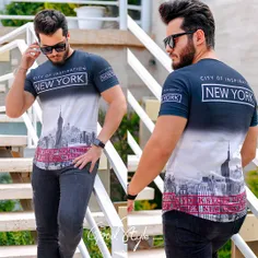 👕تیشرت مردانه مدل NEWYORK