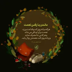 🍃 ماندن یا رفتن نعمت🍂 