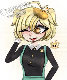 New fan art/from cuphead/Miss.Chalice/animation art/newa fanart/art/oharu Miuky/old art