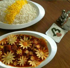 🎀 تزیین #خورشت #قیمه