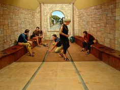 #توالت_عمومی به معنای واقعی در زمان رومیان باستان...!