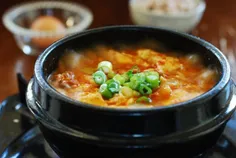 توفو نرم آب پز شده_غذای کره ای