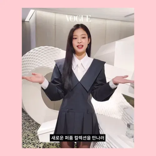 ویدیو منتشر شده از جنی برای Vogue korea