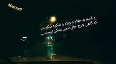 و قسم به حقارت واژه و شکوه سکوت،،
که گاهی شرح حال آدمی ممکن نیست ...