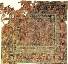 #قالی_پازیریک قدیمی‌ترین قالی جهان است که در سال 1328 (19