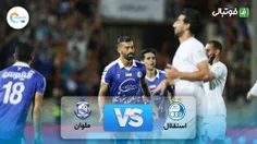 خلاصه بازی استقلال 2-2 ملوان (دبل رامین رضاییان)