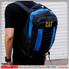 کوله پشتی Cat آبی مدل behroz