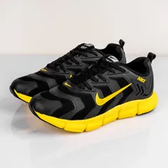 کفش ورزشی مردانه مشکی زرد نایک