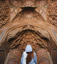 مقرنس های مسجد نصیرالملک / شیراز