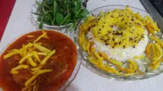 اینم غذای اصلی😊 😊 😋 😋 😋