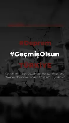 geçmiş olsun turkey deprem 2023