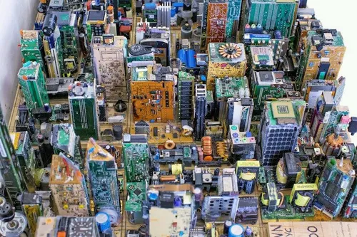 جوان خلاقی که با قطعات کامپیوتر شهر منهتن را ساخت