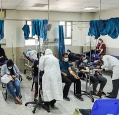 🔴وضعیت تلخ بیماران کرونایی در #خوزستان و نبود تخت خالی