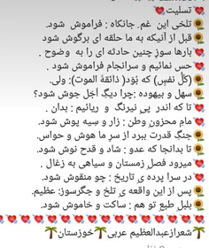 💘 با عرض  تسلیت  بمناسبت  وقایع  جانخراش 💘 