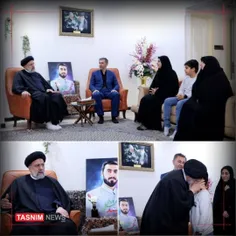 حضور رئیس‌جمهور در منزل شهید علی‎وردی