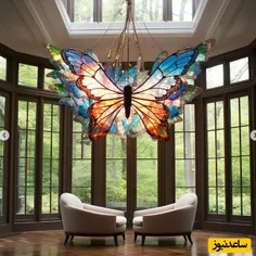 خلاقیت منحصر بفرد در طراحی لوستر پروانه ای برای خانه های 
