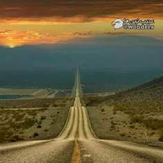 یکی از طولانی ترین جاده های مستقیم دنیا، جاده ای به نام#د