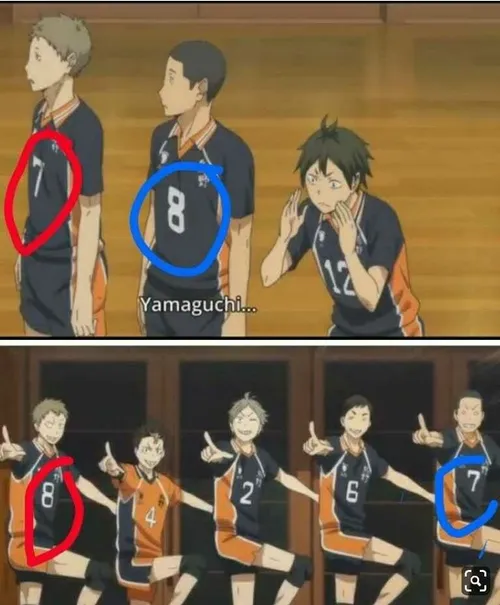 سوتی قرن😐 😂 😂 😂 haikyuu