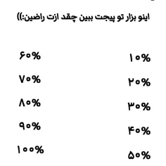 زود زود منو به ۱٠٠ برسونید. 