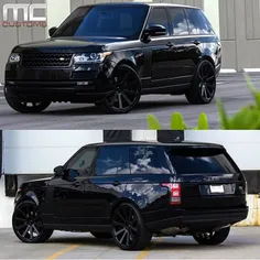 Blacked out Range Rover