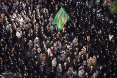 تشییع جنازه پر شکوه شهدای گمنام در شهر شیراز