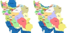 🗺  نقشه جدید و نقشه قدیم ایران ...