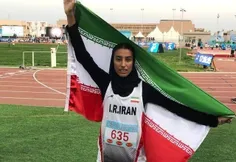 🔺#نازنین_فاطمه_عیدیان، رکورد ایران در #دوی ۴۰۰ متر مانع ر