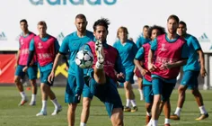 آخرین تمرین مادرید پیش از دیدار با تاتنهام hala madrid