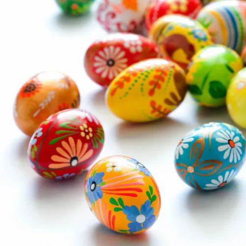خلاقیت هنر خوراکی تخم مرغ رنگی