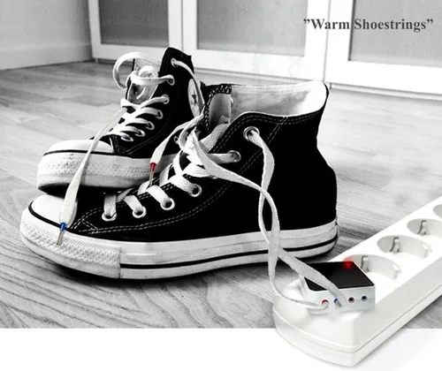 ایده استفاده از انرژی الکتریکی برای گرم کردن کفش