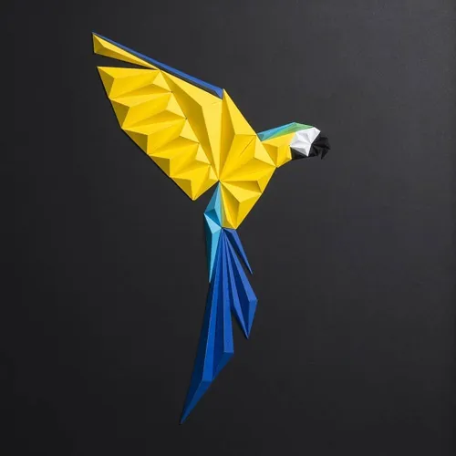 خلاقیت هنر پرندگان کاغذی
