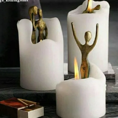 شمع هایی با طراحی جالب